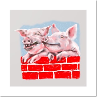 Playful Piggies Posters and Art